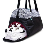 TRAINER DUFFEL LEOPARD LEFT SIDE