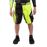 TRAINING CAMP 3.0 KIDS FIGHTSHORTS BLACK NEO YELLOW FRONT SIDE