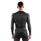 UFC AUTHENTIC FIGHT WEEK MEN'S PERFORMANCE RASHGUARD LONG SLEEVES BLACK BACK SIDE