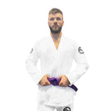 ULTRA LIGHT BJJ GI WHITE FRONT SIDE