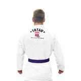 ULTRA LIGHT BJJ GI WHITE BACK SIDE