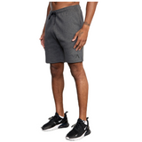 VA SPORT IV SWEAT SHORT SMOKEY GREY HEATHER LEFT SIDE