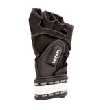VENUM IMPACT 2.0 MMA GLOVES BLACK WHITE BACK SIDE