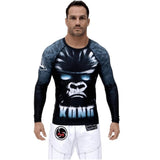 VULKAN RASH GUARD KONG BLACK FRONT SIDE