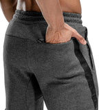 WARRIOR JOGGER PANTS MELANGE GREY WITH BLACK PANEL BACK SIDE