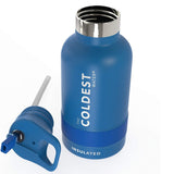 WATER BOTTLE KIDS 12 OZ BLUE LEFT SIDE