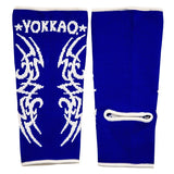 Yokkao Tribal Muay Thai Ankle Guards Blue