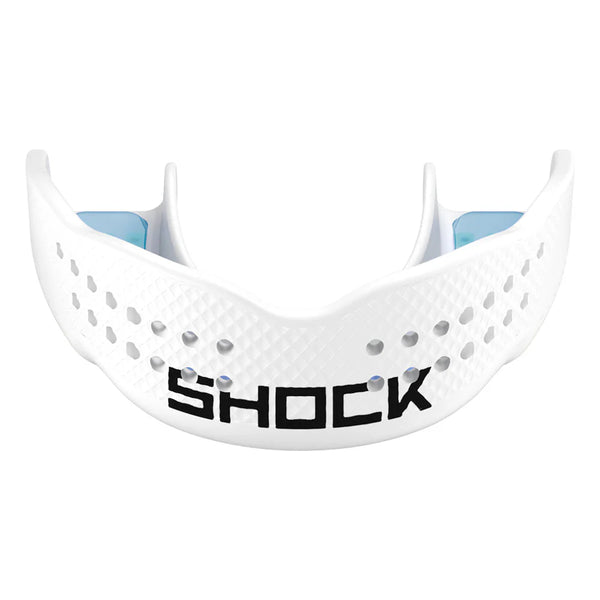 SHOCK DOCTOR TRASH TALKER MOUTHGUARD WHITE ADULT