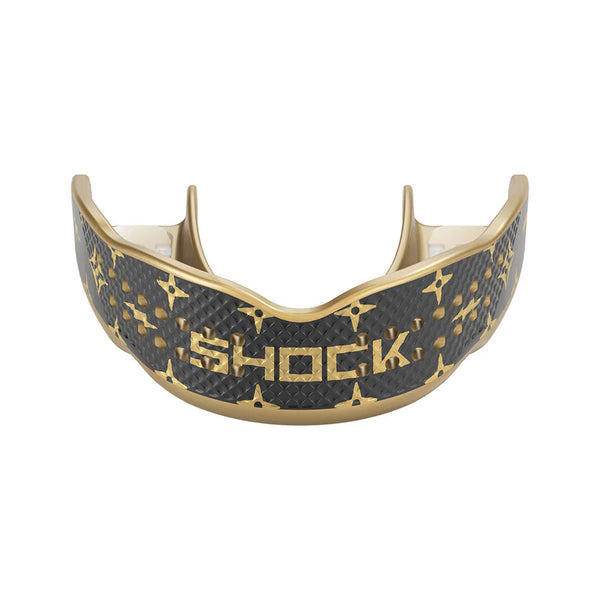 SHOCK DOCTOR TRASH TALKER MOUTHGUARD LUX BLACK ADULT