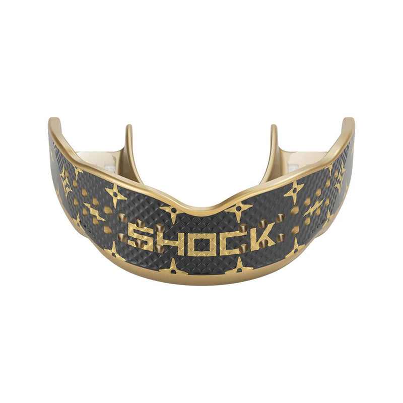 SHOCK DOCTOR TRASH TALKER MOUTHGUARD LUX BLACK ADULT