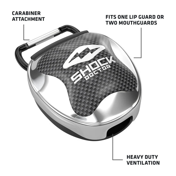 SD MOUTHGUARD CASE CHROME SILVER STANDARD