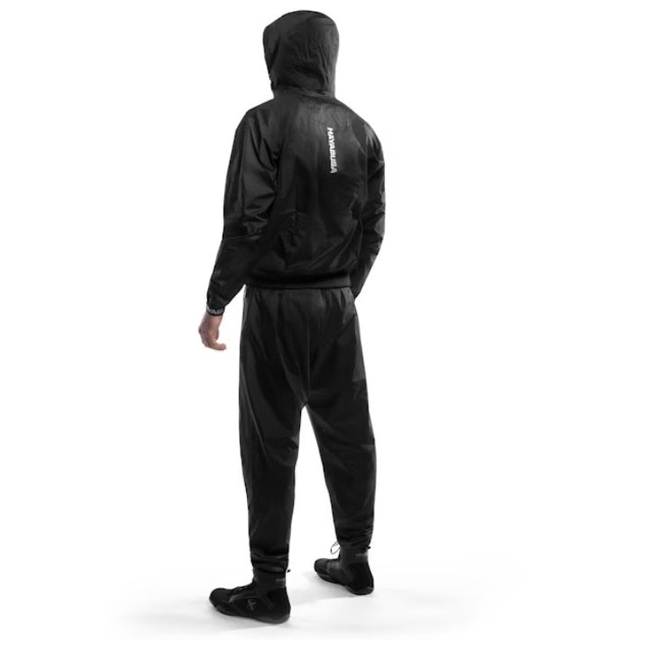 HAYABUSA PRO HOODED SAUNA SUIT BLACK