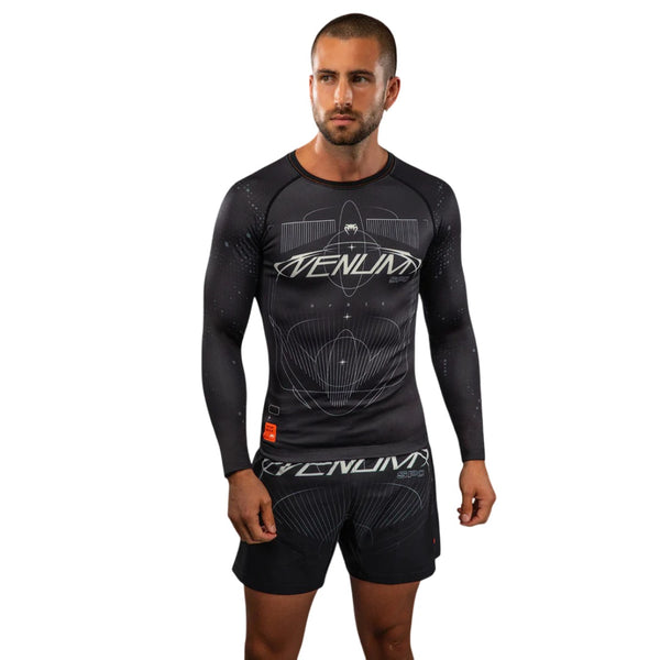 VENUM ECLIPSE RASHGUARD LONGSLEEVES BLACK/IVORY