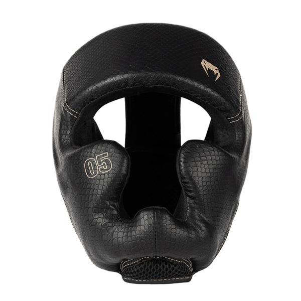 VENUM IMPACT EVO SCALES HEADGEAR BLACK STANDARD