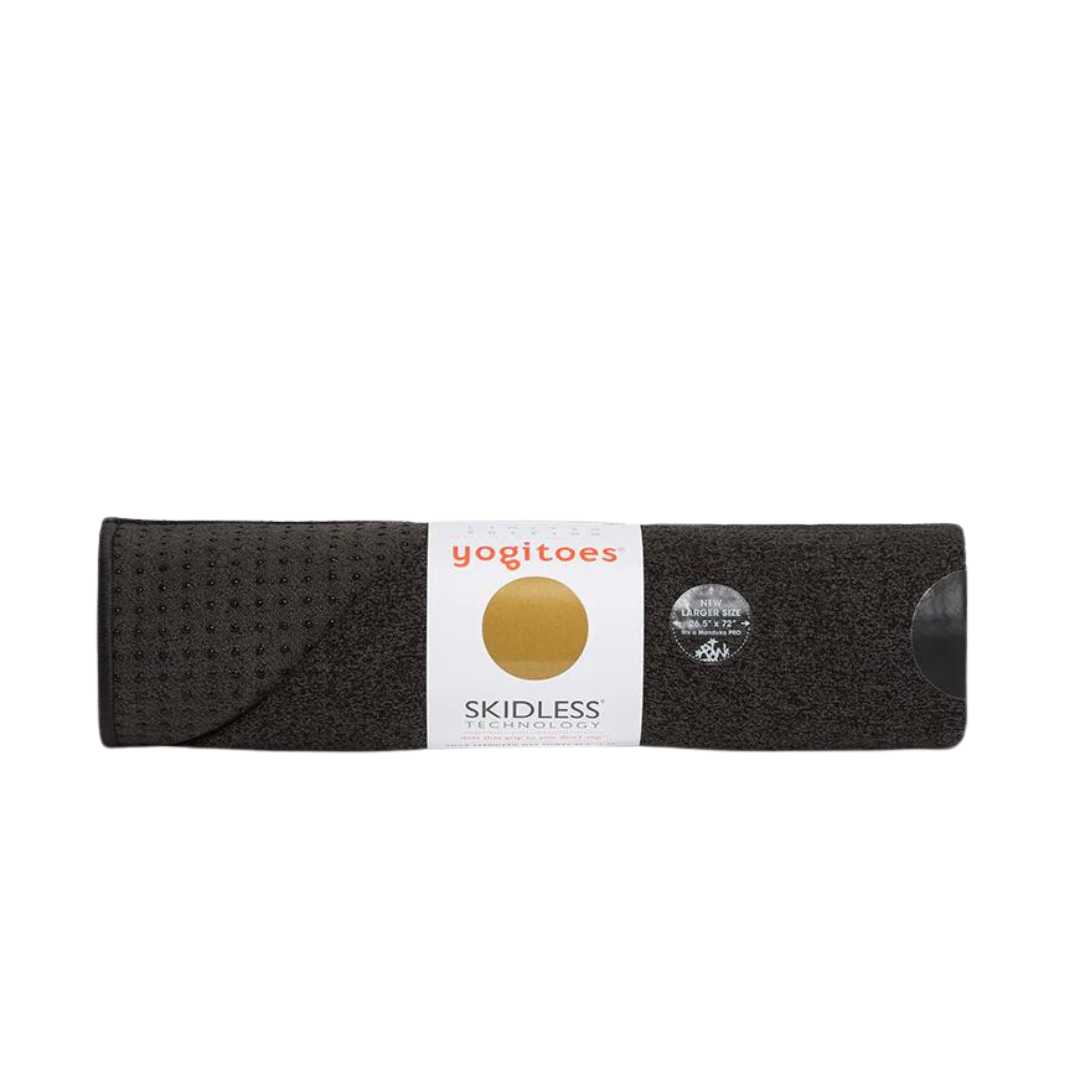 YOGITOES SKIDLESS MAT TOWEL 2.0 ONYX 71 INCH