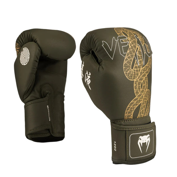 VENUM SERPENTI BOXING GLOVES KAKI/BRONZE/IVORY