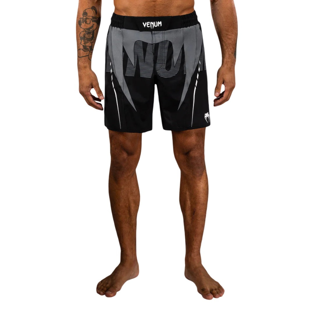 VENUM ADRENALINE FIGHTSHORTS BLACK/SILVER GREY