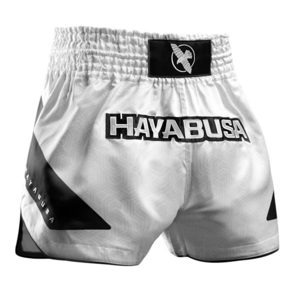 HAYABUSA CORE MUAY THAI SHORTS WHITE