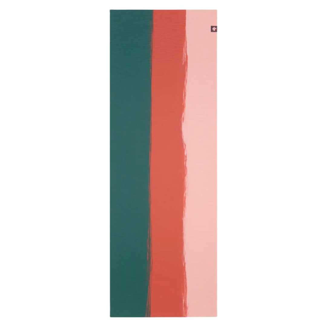 EKO LITE YOGA MAT 4MM DEEP SEA STRIPE 71 INCH