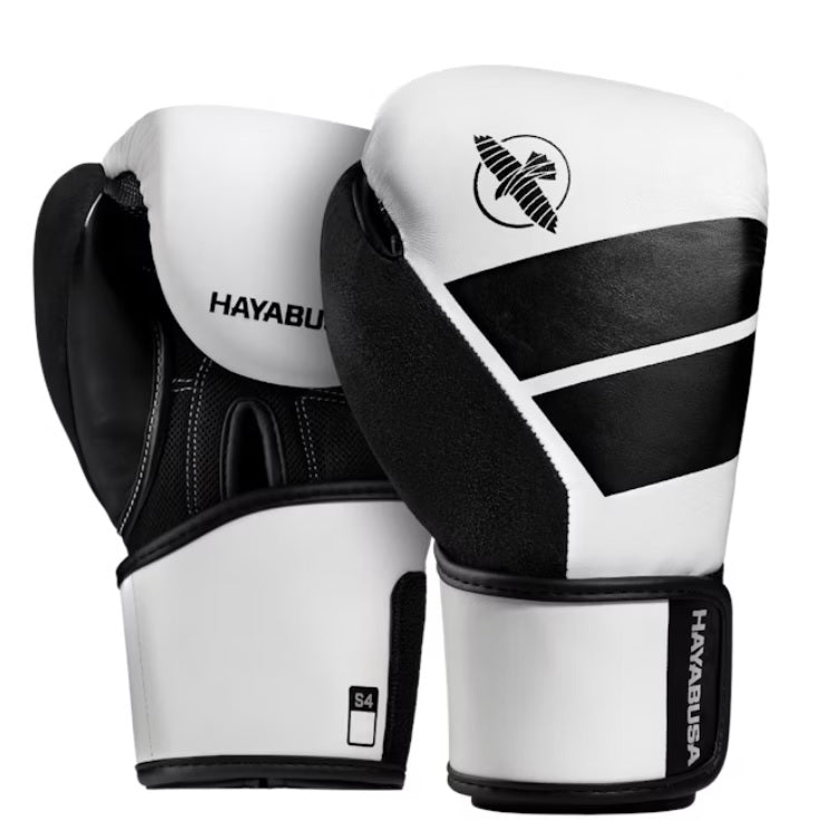 HAYABUSA S4 YOUTH BOXING GLOVES WHITE