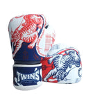 FBGVL4-67 FANCY BOXING GLOVES BLUE/RED