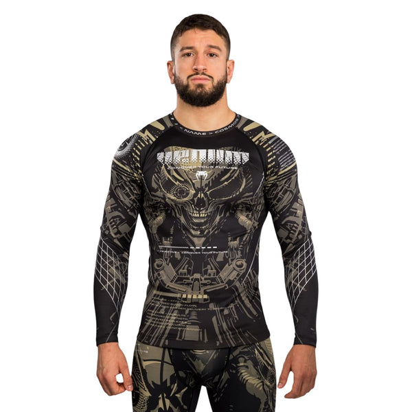 VENUM INVADER RASHGUARD LONGSLEEVES BLACK/SAND