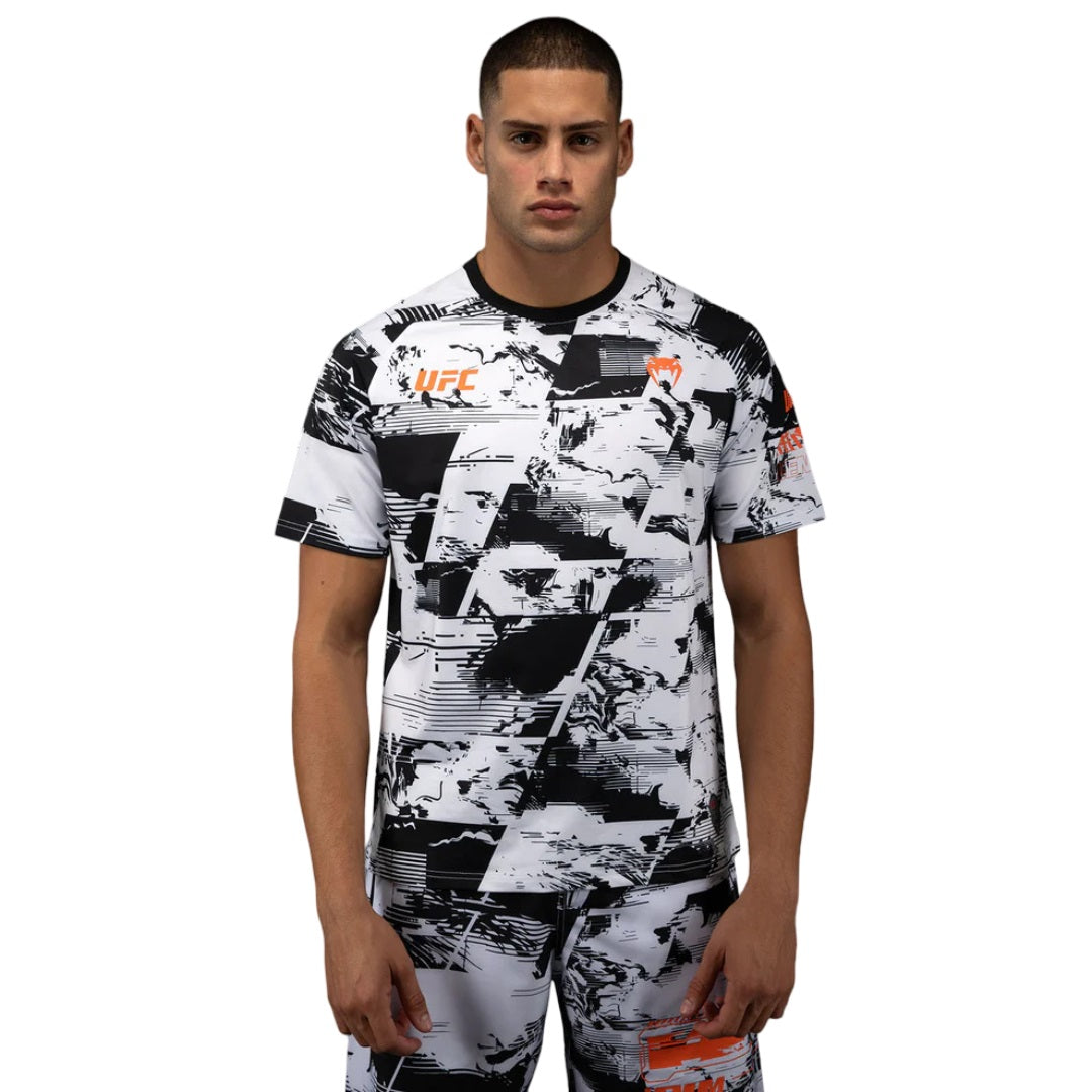 UFC ZENITH BY VENUM FIGHT WEEK MENS DRY TECH BLACK/WHITE/ORANGE
