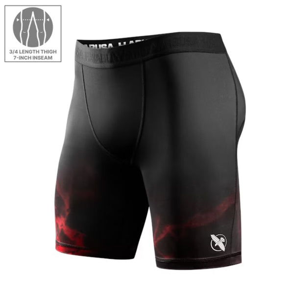 HAYABUSA UFC BJJ MENS VALE TUDO SHORTS RED