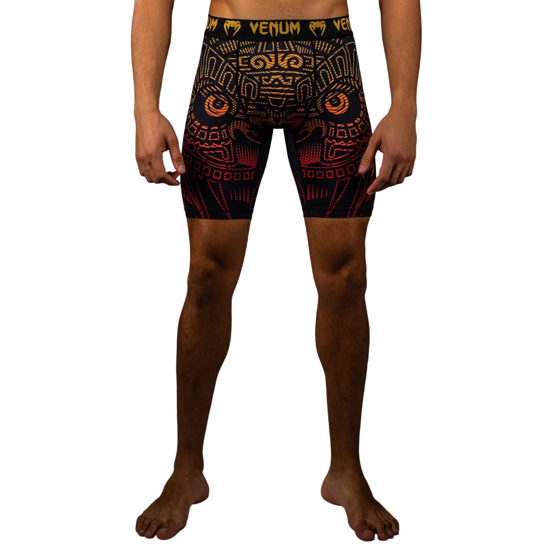 VENUM QUETZAL FURY VALE TUDO SHORTS BLACK/FURY RED/TANGERINE