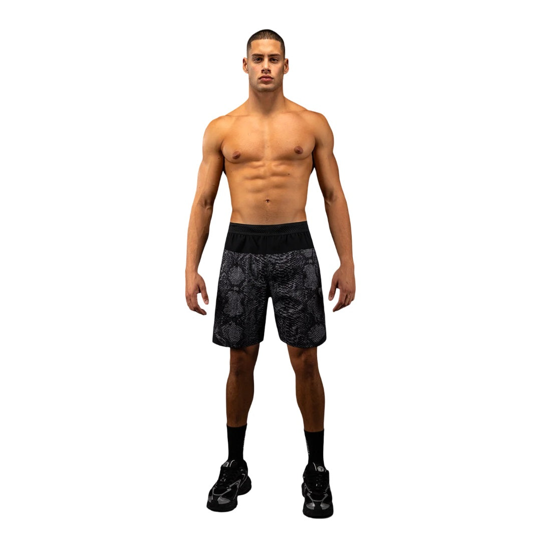 VENUM G-FIT SCALES TRAINING SHORTS BLACK/CHARCOAL GREY