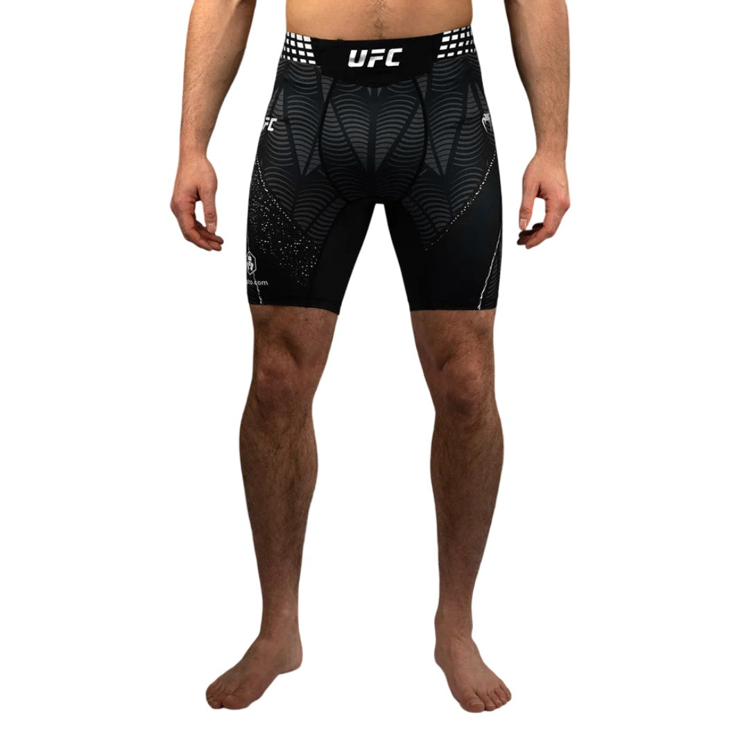 UFC ZENITH BY VENUM FIGHT NIGHT MENS VALE TUDO SHORTS BLACK/WHITE