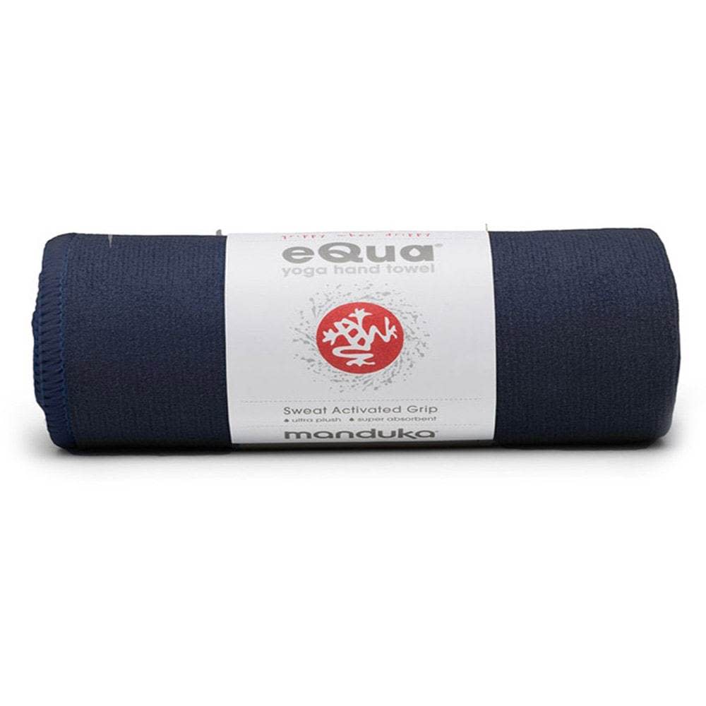 EQUA YOGA HAND TOWEL MIDNIGHT 16 INCH
