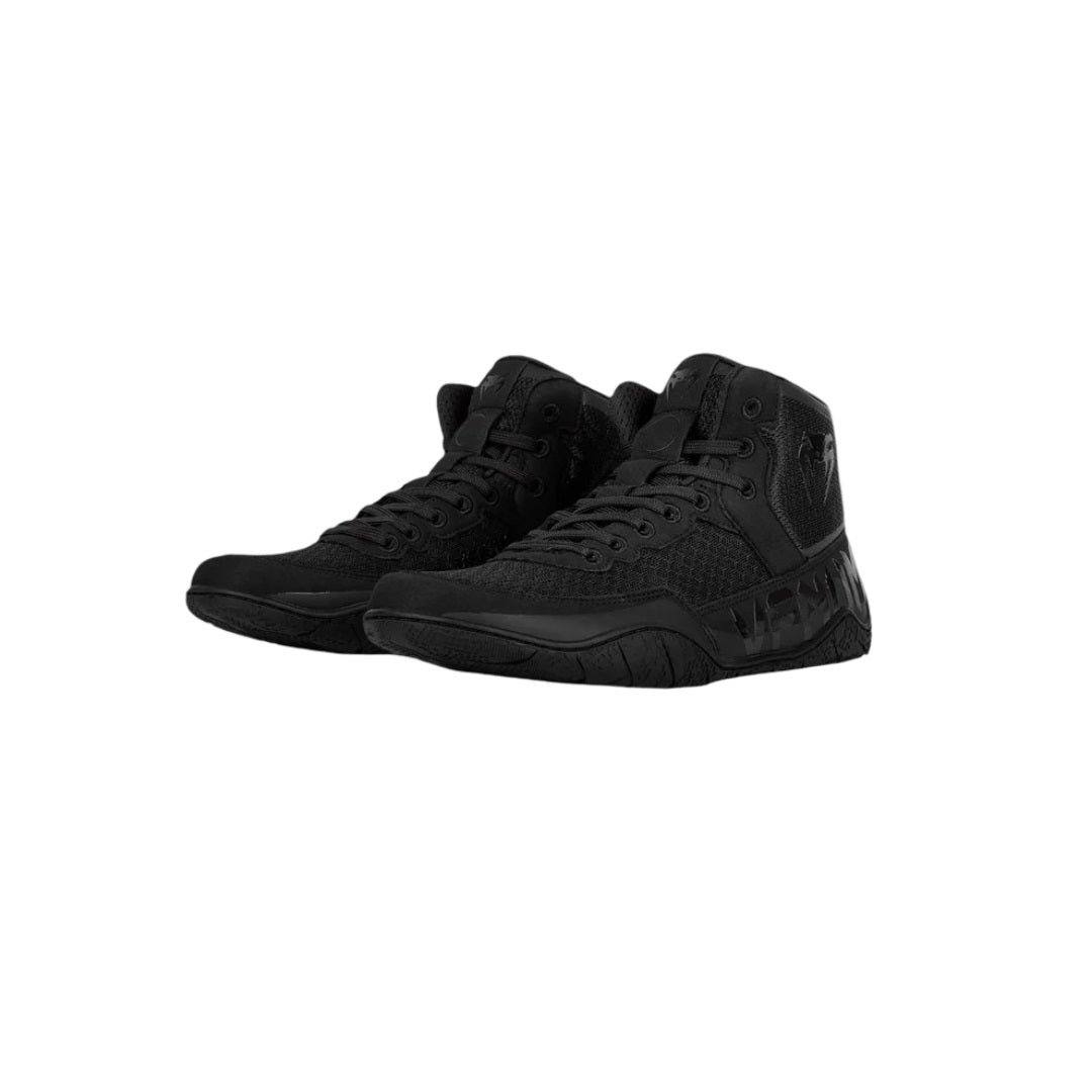 VENUM ELITE WRESTLING SHOES BLACK/BLACK
