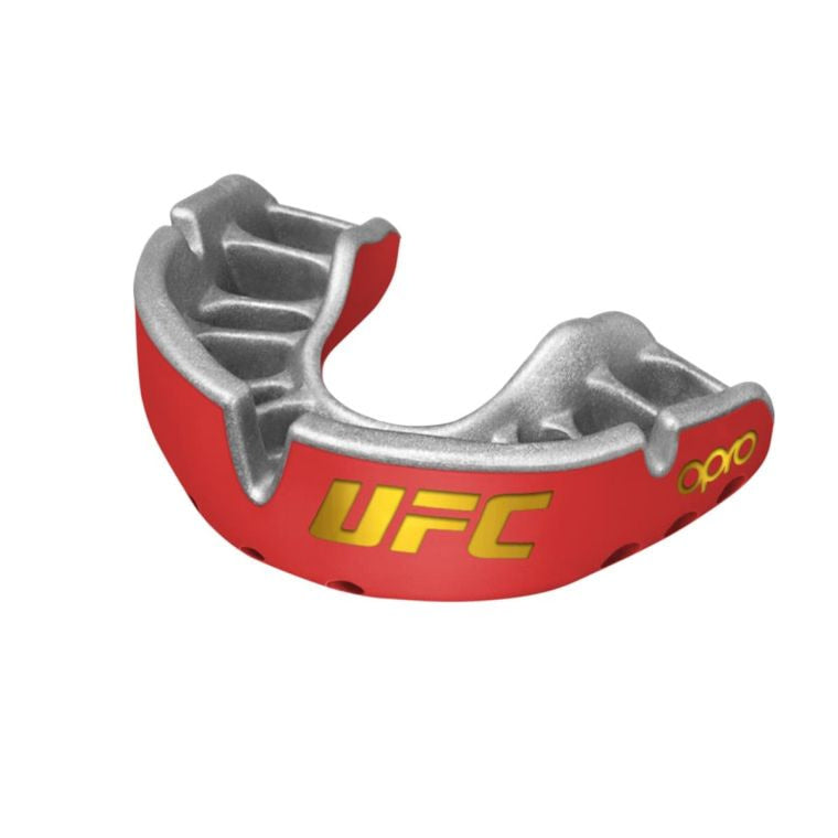 OPRO SELF FIT UFC GOLD RED/SILVER YOUTH