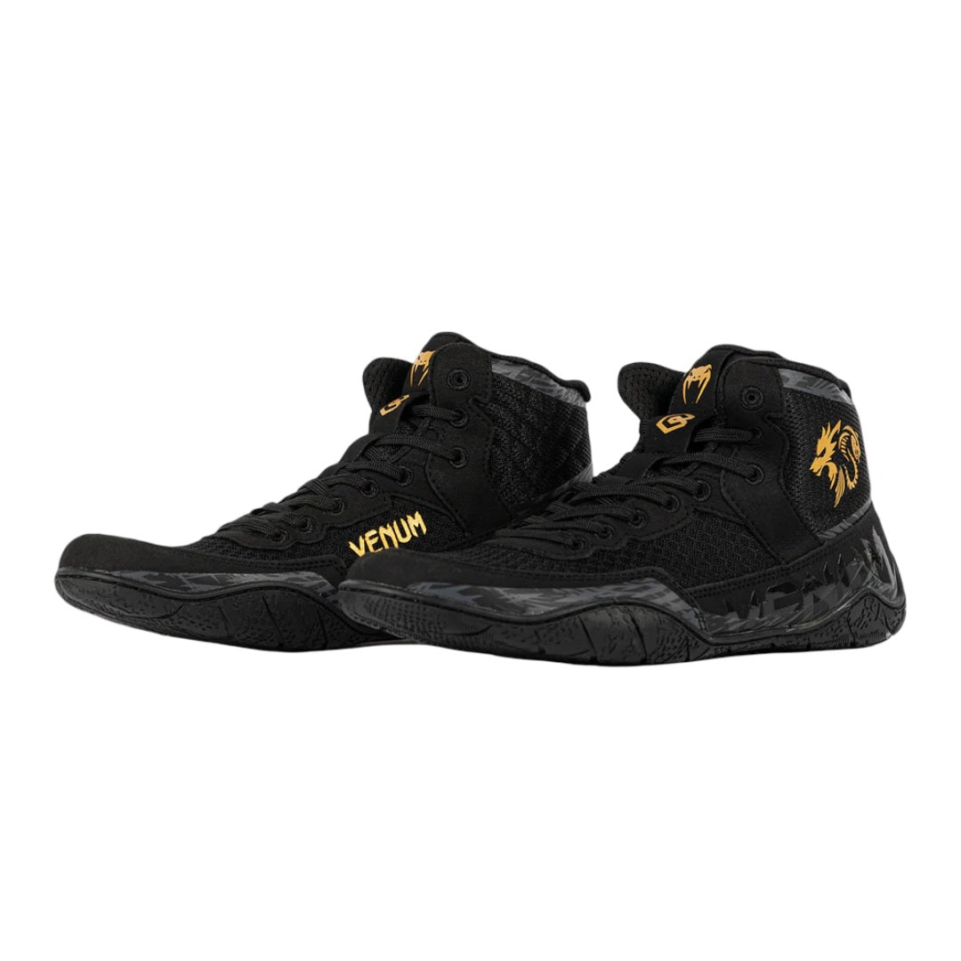 VENUM X CHIMAEV WILD BORZ WRESTLING SHOES BLACK/GREY