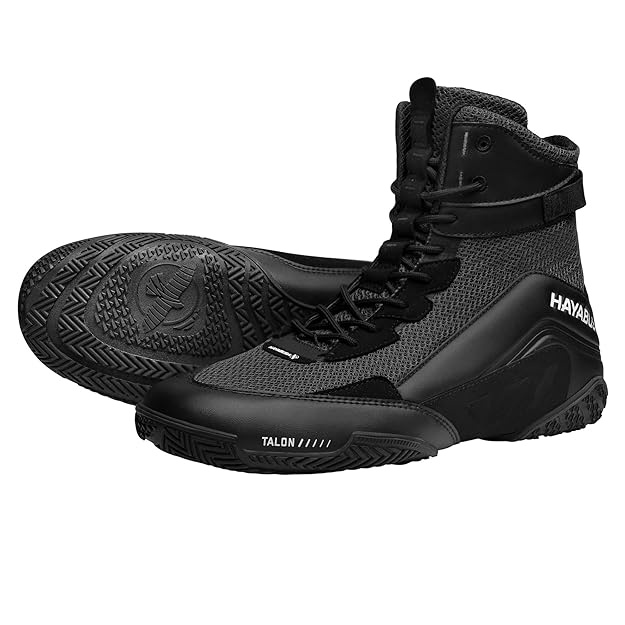 HAYABUSA TALON BOXING SHOES BLACK