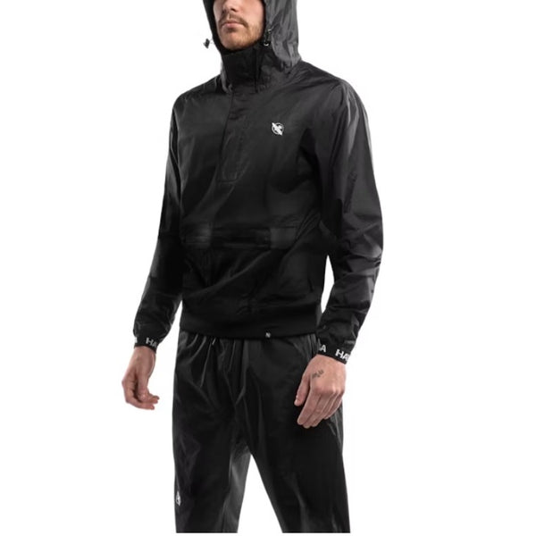 HAYABUSA PRO HOODED SAUNA SUIT BLACK