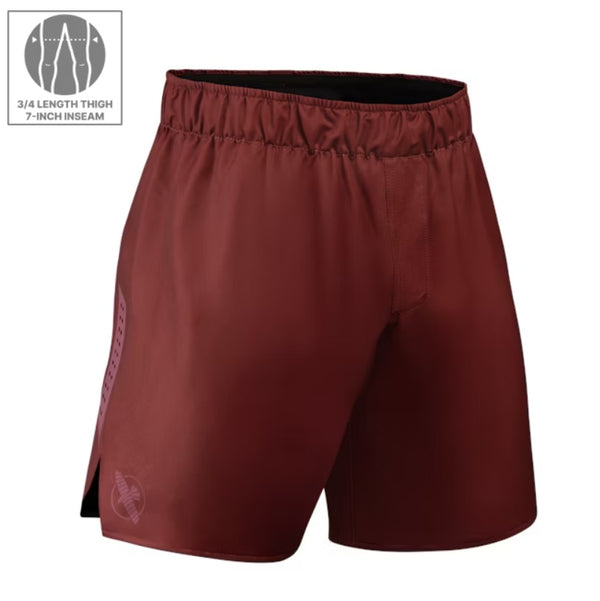 HAYABUSA MENS CORE GRAPPLING SHORTS RED