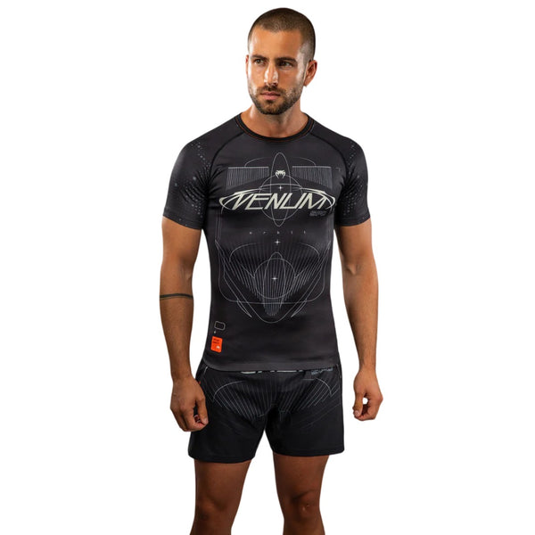 VENUM ECLIPSE RASHGUARD SHORTSLEEVES BLACK/IVORY