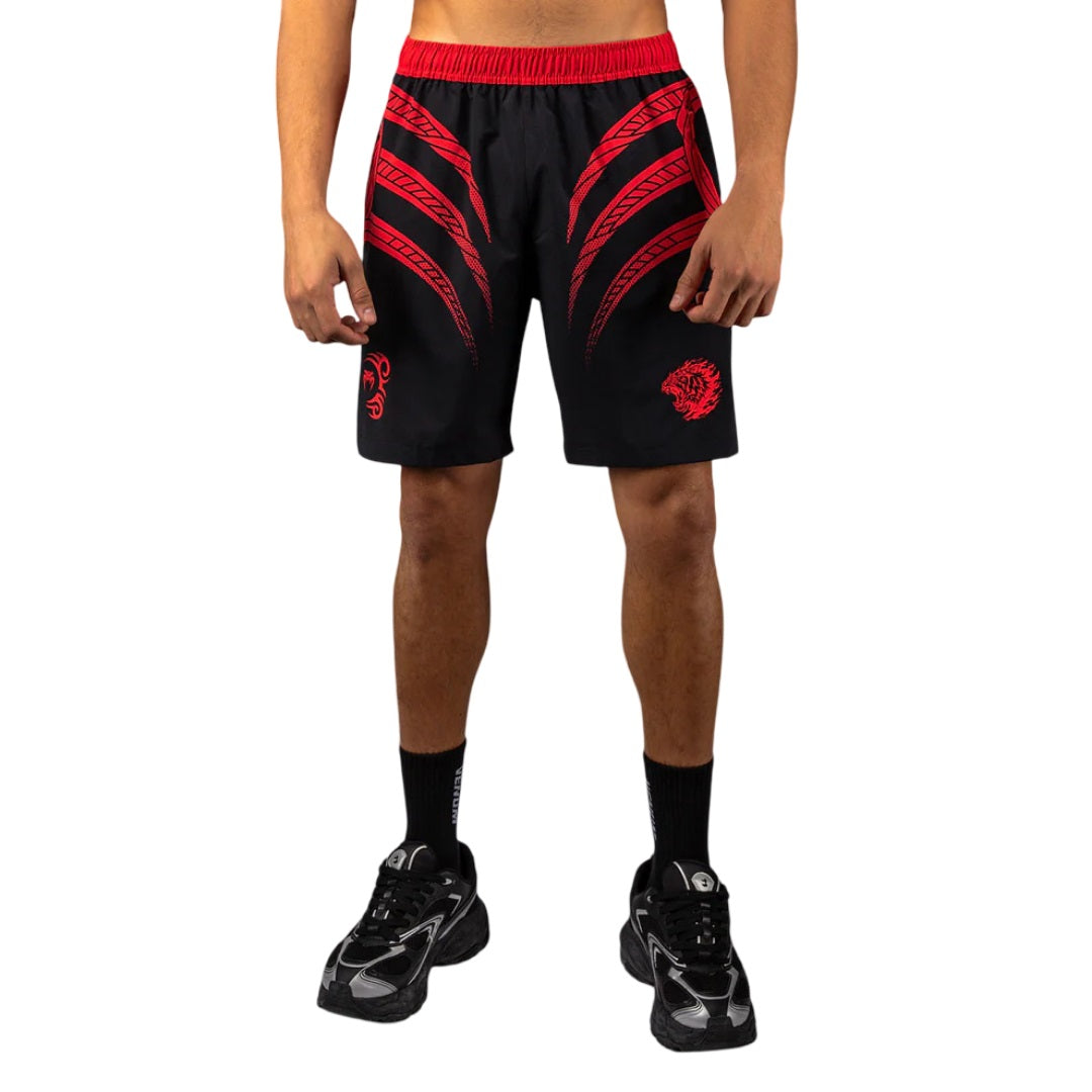VENUM X MIKE TYSON TIGER TRAINING SHORTS BLACK/RED