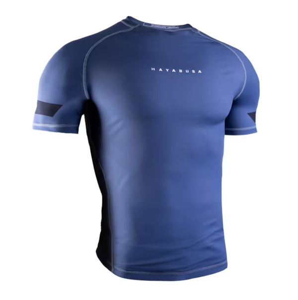 HAYABUSA MENS CORE SHORTSLEEVE RASHGUARD BLUE