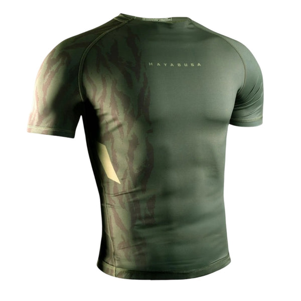 HAYABUSA MENS APEX SHORTSLEEVE RASHGUARD GREEN