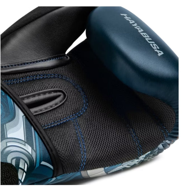 HAYABUSA S4 YOUTH EPIC BOXING GLOVES MACHINE BLUE