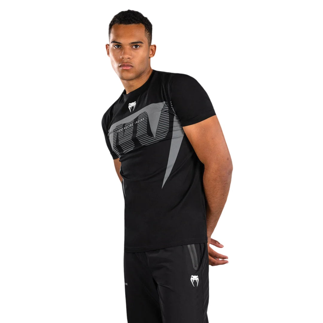 VENUM ADRENALINE T-SHIRT BLACK/SILVER GREY