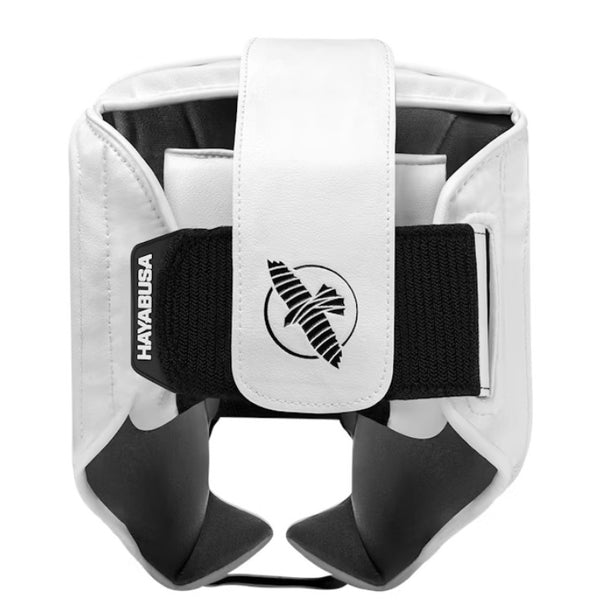 HAYABUSA T3 BOXING HEADGEAR WHITE/BLACK