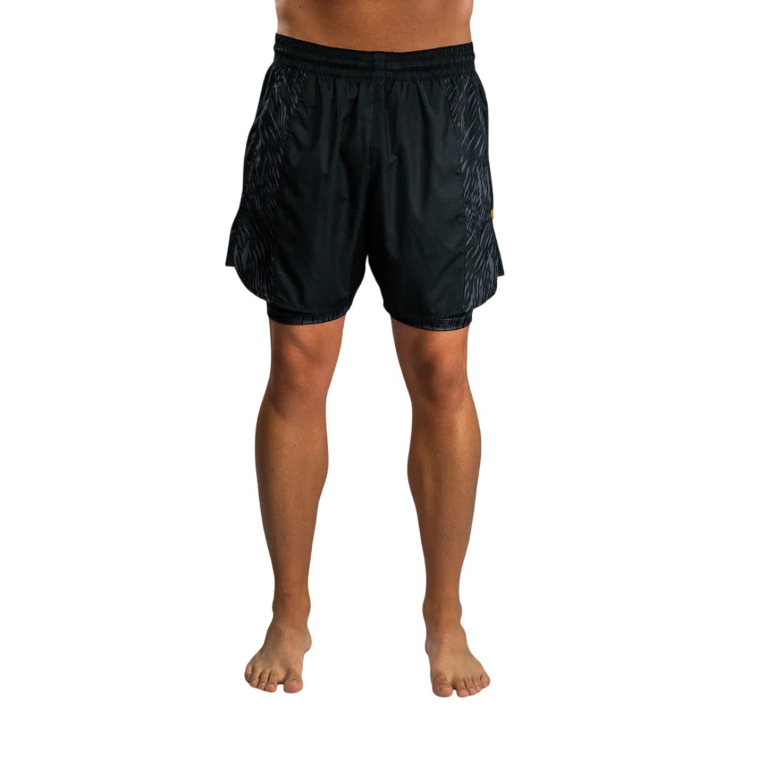 VENUM X CHIMAEV WILD BORZ TRAINING SHORTS BLACK/GREY/GOLD