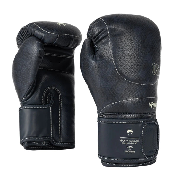 VENUM IMPACT EVO SCALES BOXING GLOVES MIDNIGHT BLUE