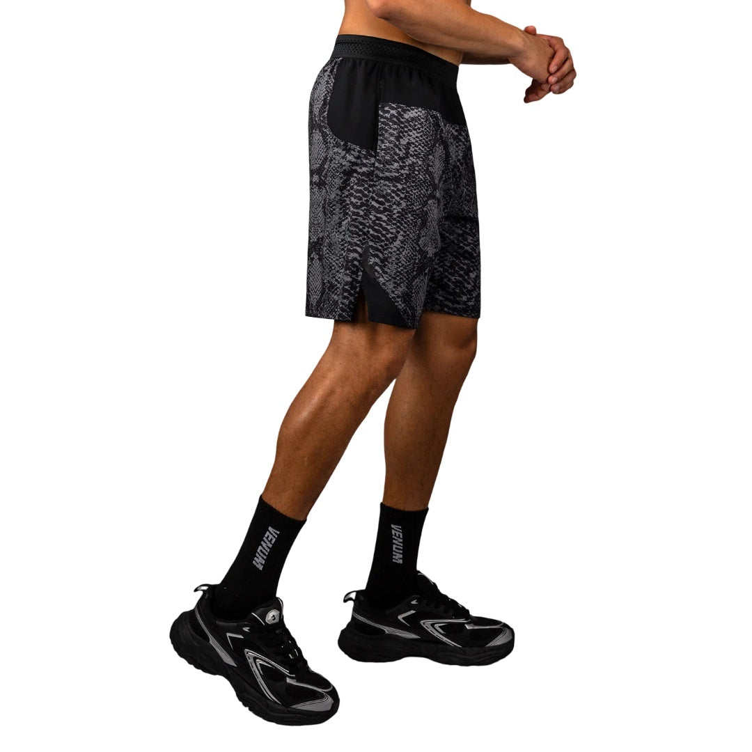 VENUM G-FIT SCALES TRAINING SHORTS BLACK/CHARCOAL GREY