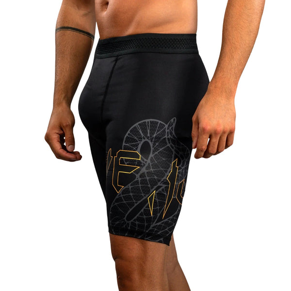VENUM SERPENTI VALE TUDO SHORTS BLACK/SILVER/GOLD