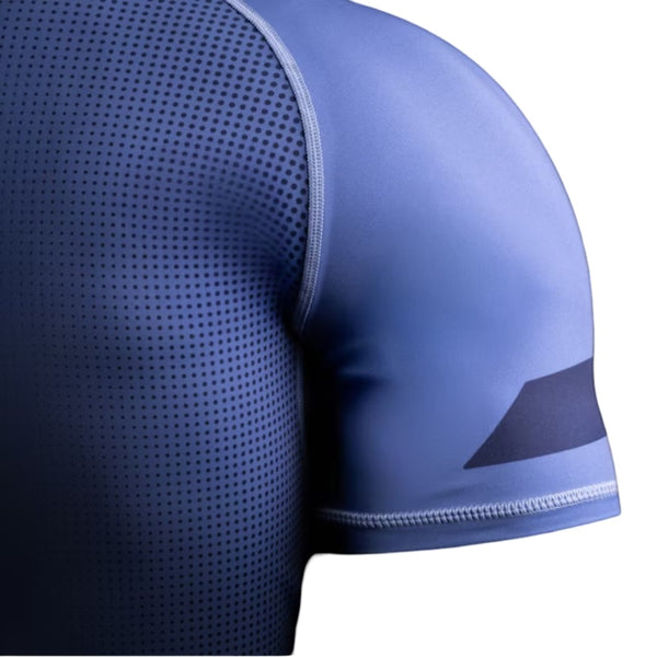 HAYABUSA MENS CORE SHORTSLEEVE RASHGUARD BLUE